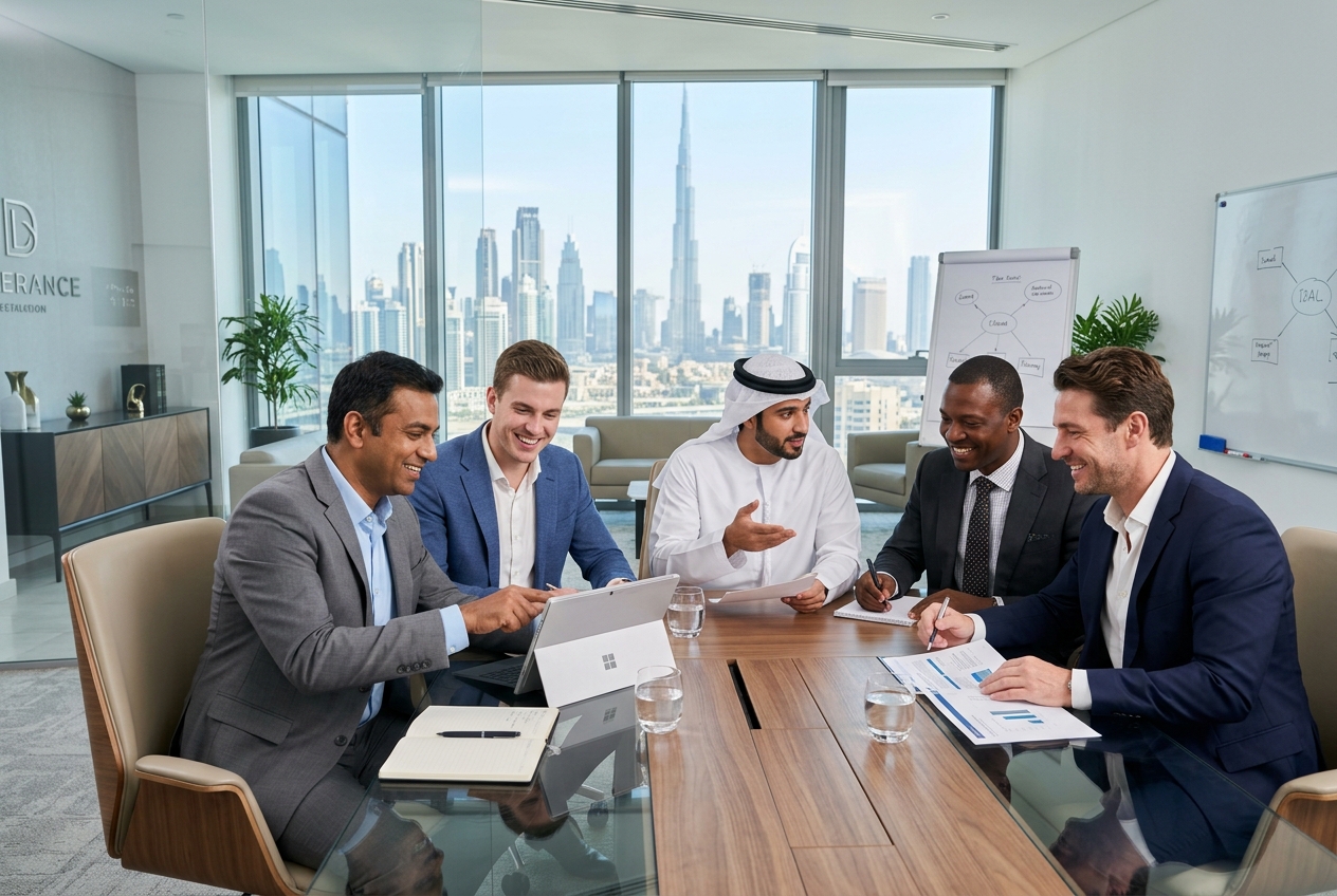 Job seekers office team
